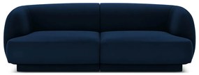 Dvojmiestna pohovka milany 190 cm velvet modrá MUZZA