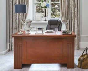 Štýlový kancelársky stôl Master, 120x60 cm, so zásuvkami