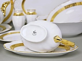 Thun obedová súprava Maria Louise zlatá 27-dielná