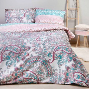 BAVLNENÉ POSTEĽNÉ OBLIEČKY COTTONLOVE EXCLUSIVE BIANCA 160X200 CM, 2 KS 70X80 CM VZOROVANÉ