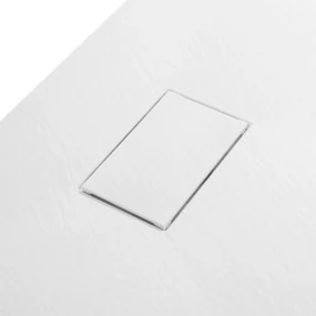 Cerano Gusto, štvorcová sprchová vanička 90x90x3 cm z minerálneho kompozitu, biela, CER-CER-414572