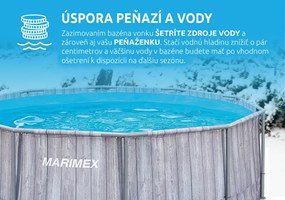 Marimex | Bazén Marimex Florida 3,66x0,99 m so zabudovaným skimmerom - ŠEDÉ DREVO | 10340318