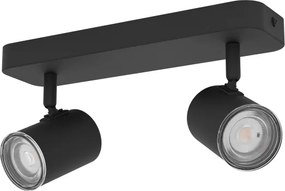 Eglo 300579 - Kúpeľňové bodové svietidlo CONSUMA 2xGU10/5W/230V IP44 čierne