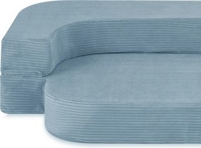 Rozkladacia detská pohovka  - modrá, prémiový menčester