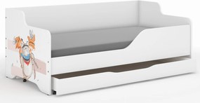 Wooden Toys Detská posteľ LILU 160x80 MISIU – bočnice