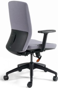 OFFICE PRO bestuhl -  OFFICE PRO bestuhl Kancelárska stolička J2 ECO BLACK BP sivá