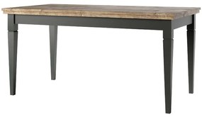 Rozkladací stôl Evora 92 160/240x90cm Dub Lefkas/Zelená