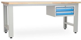 Dielenský stôl Solid OAK-02, 210 cm, závesný box, dub
