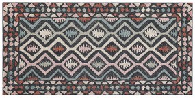 Vlnený koberec 80 x 150 cm viacfarebný HAYMANA Beliani