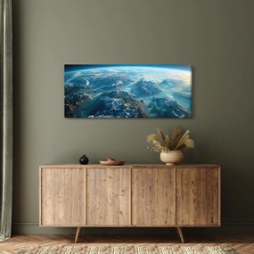 Obraz - Pohľad z vesmíru (120x50 cm)