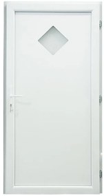 Dvere vchodové Madeleine D09 90P biele