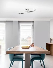 LED stropné svietidlo Viareggio 60 Chrome