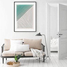 Plagát - Maľovaná abstrakcia (A4)