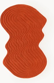 Ručne tuftovaný vlnený koberec v organickom tvare Aliza