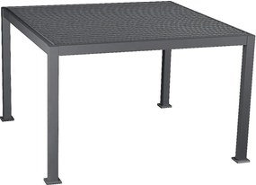 DEOKORK Záhradný hliníkový altánok elektrický MEGAN 4x3 m (grafit)