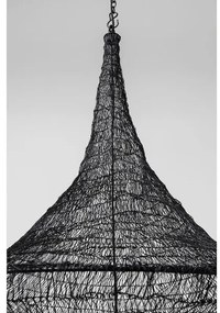 Cocoon závesná lampa čierna 89cm