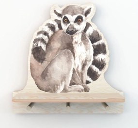 Polička do detskej izby lemur