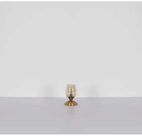 Globo 24007M - Stolná dotyková lampa KUWAITA 1xE14/25W/230V mosadz