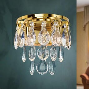 Orion WA 2-1369/2 - Krištáľové nástenné svietidlo CELESTE 2xG9/40W/230V zlatá