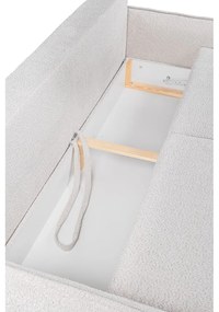 Béžová rozkladacia pohovka z textílie buklé 215 cm Patti – Bonami Selection