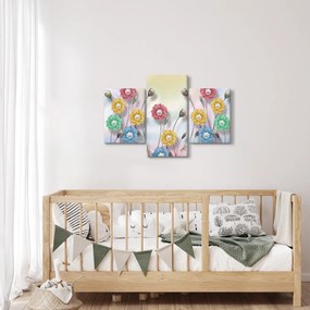 Obraz - Farebná lúka (90x60 cm)
