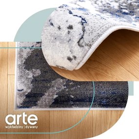 Koberec Dywilan Stylish 16 svetlosivý / modrý