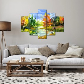 Obraz - Maľba krajiny (150x105 cm)
