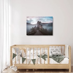Sklenený obraz - Eltz Castle, Nemecko (70x50 cm)