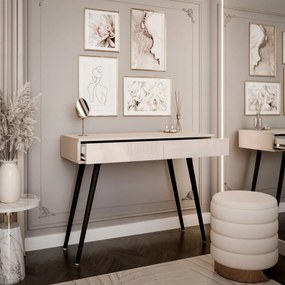 KONZOLA KATHLEEN KAŠMÍR LESKLÝ NA ČIERNÝCH NOŽIČKÁCH