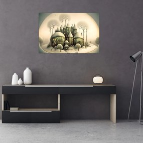 Obraz - Rozprávkové chalúpky (90x60 cm)