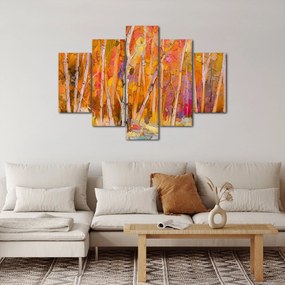 Obraz - Jesenný les (150x105 cm)