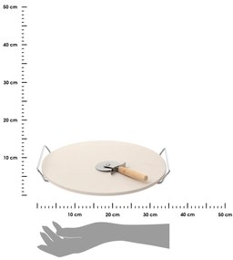 Doska na krájanie pizze Round, kameň, (FI) 33 cm