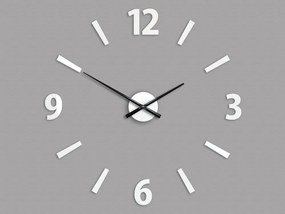 Moderné nástenné hodiny KLAUS WHITE HMCNH061-white