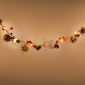 Retlux - LED Vianočná reťaz 10xLED/3xAA 2,5m teplá biela