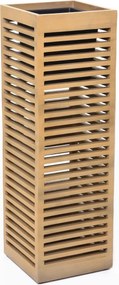 Kvetináč BLOCK, drevo, výška 77 cm, s priečkami, hnedý