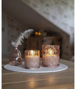 LED sviečka na baterky (výška 10 cm) Flamme Romb – Star Trading