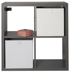 Regál Mixxit 4 B&Q 74 cm grafit