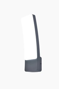 LUTEC Vonkajšie nástenné LED svietidlo KIRA, 19 W, teplá biela-studená biela, sivé, IP54