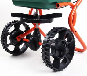 Posypový vozík SEED, 25l, zelená/oranžová Gardebruk