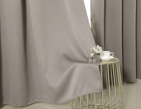 Sivo-hnedý záves OXFORD 140x250 cm Zavesenie: Kovové krúžky