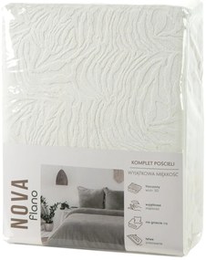 OBLIEČKY Z MIKROVLÁKNA FLANO 200X220 CM, 2 KS 70X80 CM KRÉMOVÉ