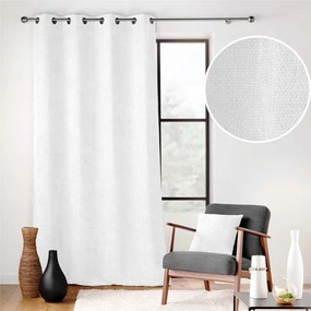 Biely záves zo ženilky 140x260 cm Leo – douceur d'intérieur