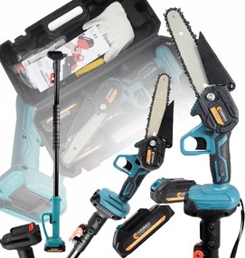 Sada Akumulátorová Reťazová Píla 6" Teleskopický Výložník Na Strom