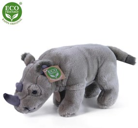 Plyšový nosorožec stojaci 23 cm ECO-FRIENDLY