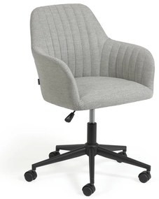 Svetlosivá kancelárska stolička Kave Home Madina