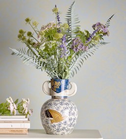 Bloomingville Keramická váza Hezha Blue