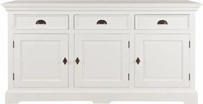 Komoda Dorothee 6 zásuviek, white&natural