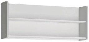 Polička Flexi Flxp02 Biela Alpin/Cool Grey