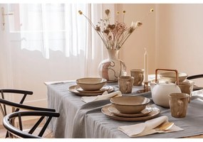 Béžová kameninová jedálenská súprava 16 ks Glosia - Bonami Selection