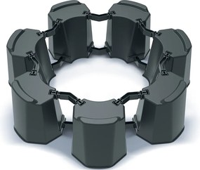 Podstavec pod sud na dažďovú vodu MODULAR BASEWAN SET II antracit